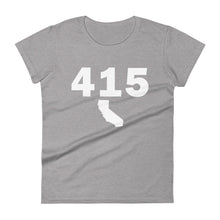 Load image into Gallery viewer, 415 Area Code Women&#39;s Fashion Fit T Shirt