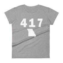 Load image into Gallery viewer, 417 Area Code Women&#39;s Fashion Fit T Shirt