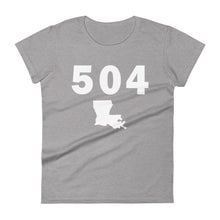 Load image into Gallery viewer, 504 Area Code Women&#39;s Fashion Fit T Shirt
