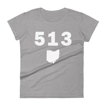 Load image into Gallery viewer, 513 Area Code Women&#39;s Fashion Fit T Shirt