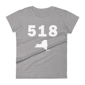 518 Area Code Women's Fashion Fit T Shirt