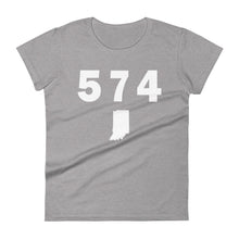 Load image into Gallery viewer, 574 Area Code Women&#39;s Fashion Fit T Shirt