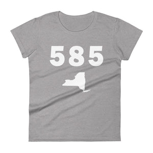 585 Area Code Women's Fashion Fit T Shirt