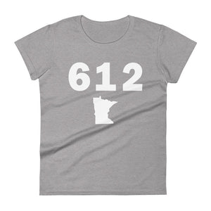 612 Area Code Women's Fashion Fit T Shirt