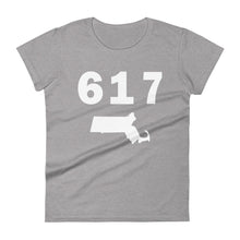 Load image into Gallery viewer, 617 Area Code Women&#39;s Fashion Fit T Shirt