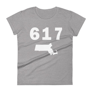 617 Area Code Women's Fashion Fit T Shirt