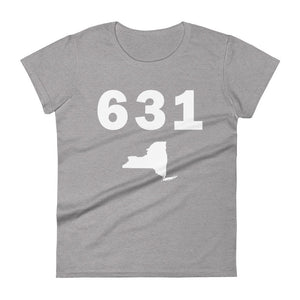 631 Area Code Women's Fashion Fit T Shirt