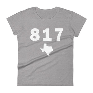 817 Area Code Women's Fashion Fit T Shirt