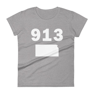 913 Area Code Women's Fashion Fit T Shirt