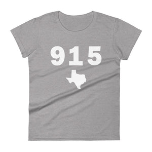 915 Area Code Women's Fashion Fit T Shirt