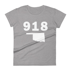 918 Area Code Women's Fashion Fit T Shirt