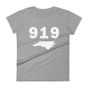919 Area Code Women's Fashion Fit T Shirt