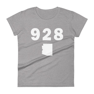 928 Area Code Women's Fashion Fit T Shirt