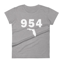 Load image into Gallery viewer, 954 Area Code Women&#39;s Fashion Fit T Shirt