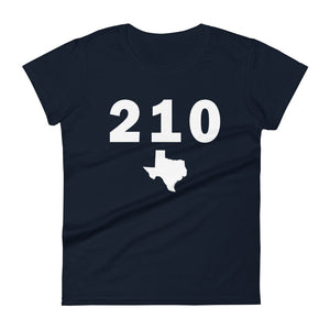210 Area Code Women's Fashion Fit T Shirt