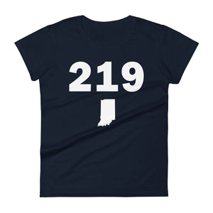 219 Area Code Women's Fashion Fit T Shirt