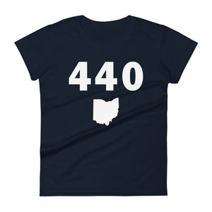 440 Area Code Women's Fashion Fit T Shirt