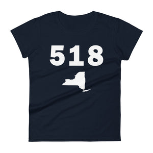 518 Area Code Women's Fashion Fit T Shirt