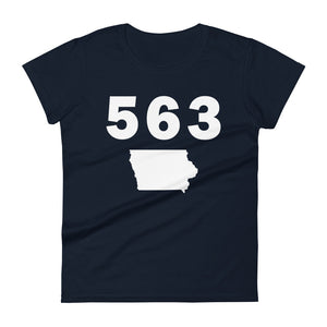 563 Area Code Women's Fashion Fit T Shirt