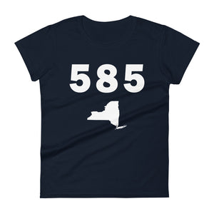 585 Area Code Women's Fashion Fit T Shirt