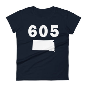 605 Area Code Women's Fashion Fit T Shirt