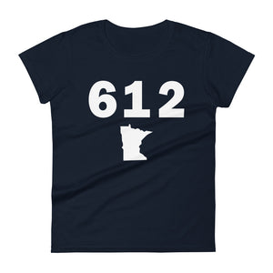 612 Area Code Women's Fashion Fit T Shirt