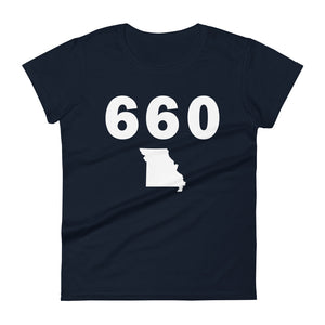 660 Area Code Women's Fashion Fit T Shirt
