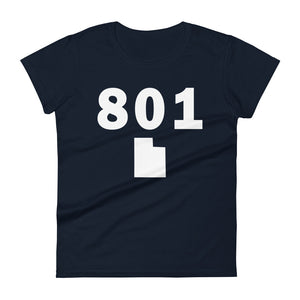801 Area Code Women's Fashion Fit T Shirt