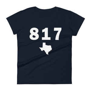 817 Area Code Women's Fashion Fit T Shirt