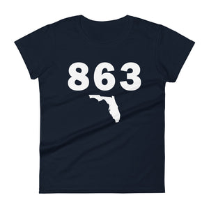863 Area Code Women's Fashion Fit T Shirt