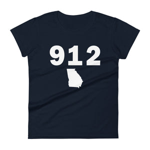 912 Area Code Women's Fashion Fit T Shirt