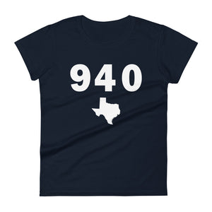940 Area Code Women's Fashion Fit T Shirt