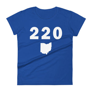 220 Area Code Women's Fashion Fit T Shirt