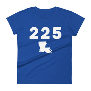 225 Area Code Women's Fashion Fit T Shirt