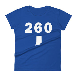 260 Area Code Women's Fashion Fit T Shirt