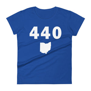 440 Area Code Women's Fashion Fit T Shirt
