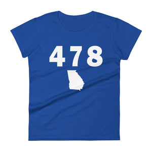 478 Area Code Women's Fashion Fit T Shirt