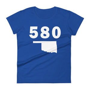 580 Area Code Women's Fashion Fit T Shirt