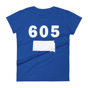 605 Area Code Women's Fashion Fit T Shirt