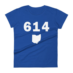 614 Area Code Women's Fashion Fit T Shirt