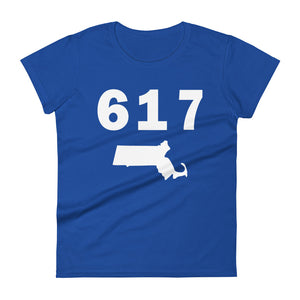 617 Area Code Women's Fashion Fit T Shirt