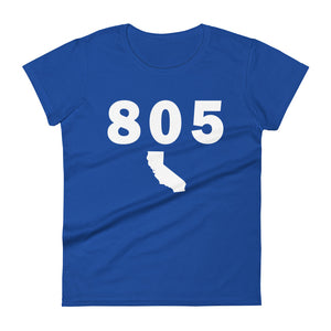 805 Area Code Women's Fashion Fit T Shirt