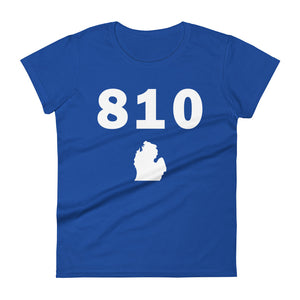 810 Area Code Women's Fashion Fit T Shirt