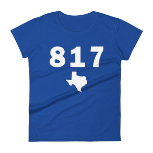 817 Area Code Women's Fashion Fit T Shirt