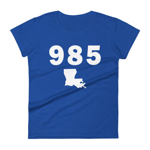 985 Area Code Women's Fashion Fit T Shirt