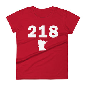 218 Area Code Women's Fashion Fit T Shirt