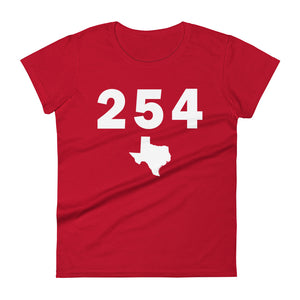 254 Area Code Women's Fashion Fit T Shirt