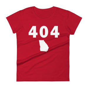 404 Area Code Women's Fashion Fit T Shirt