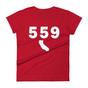 559 Area Code Women's Fashion Fit T Shirt