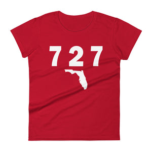 727 Area Code Women's Fashion Fit T Shirt